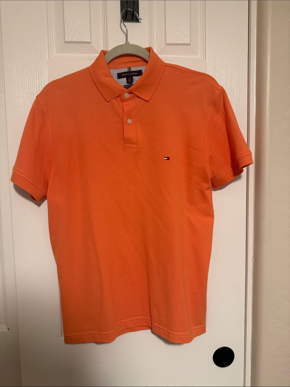 Tommy Hilfiger Orange Short-Sleeve Polo